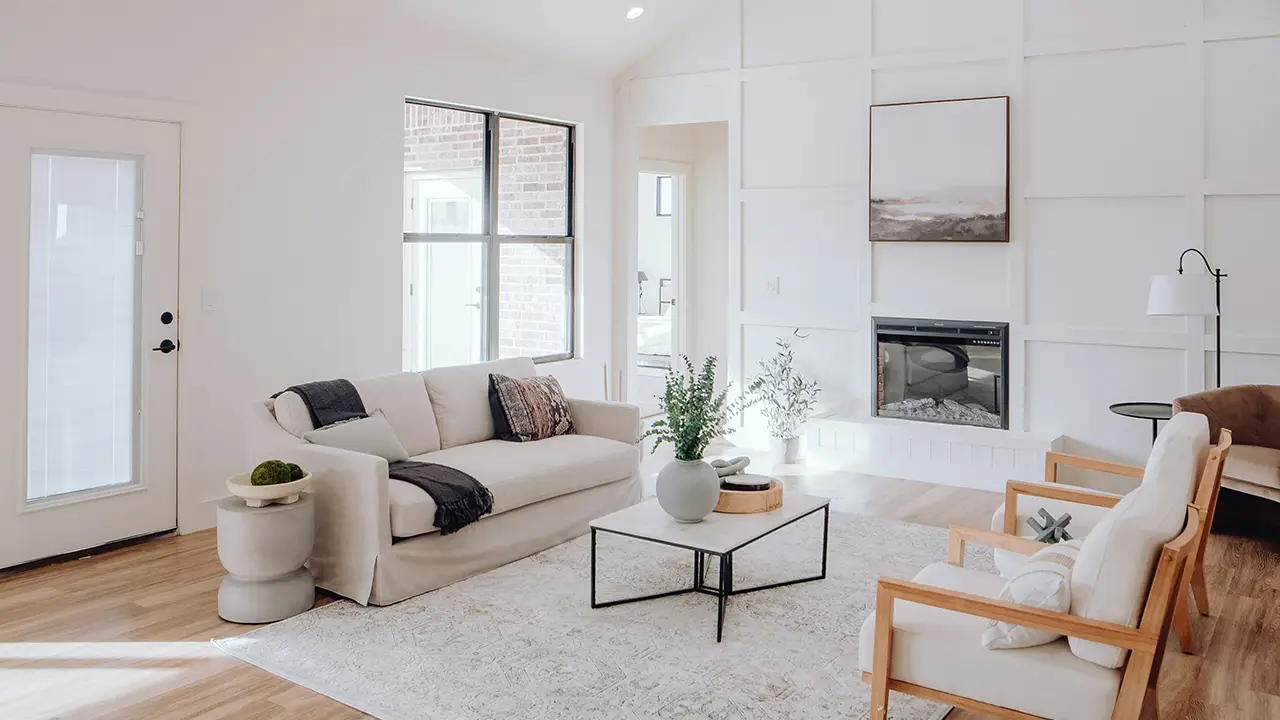 The interior of a home for sale in Oakville, Ontario.