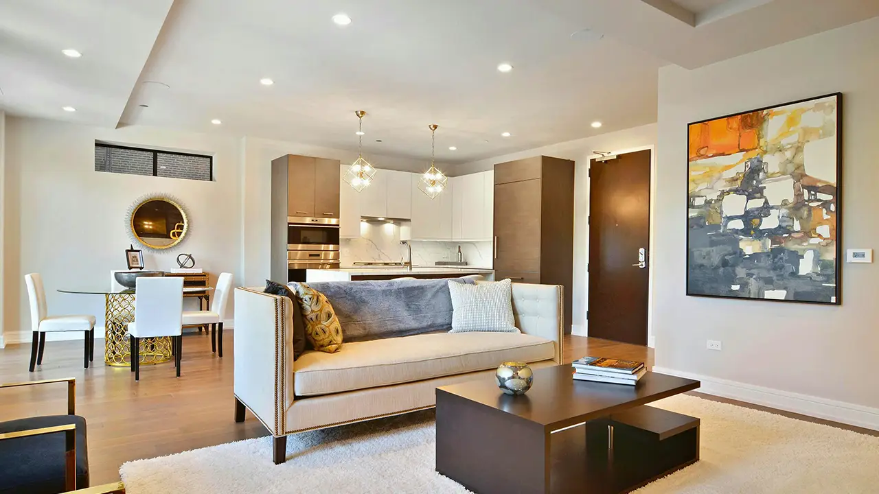 Interior image of a luxury Oakville condo that would have high Oakville condo fees.