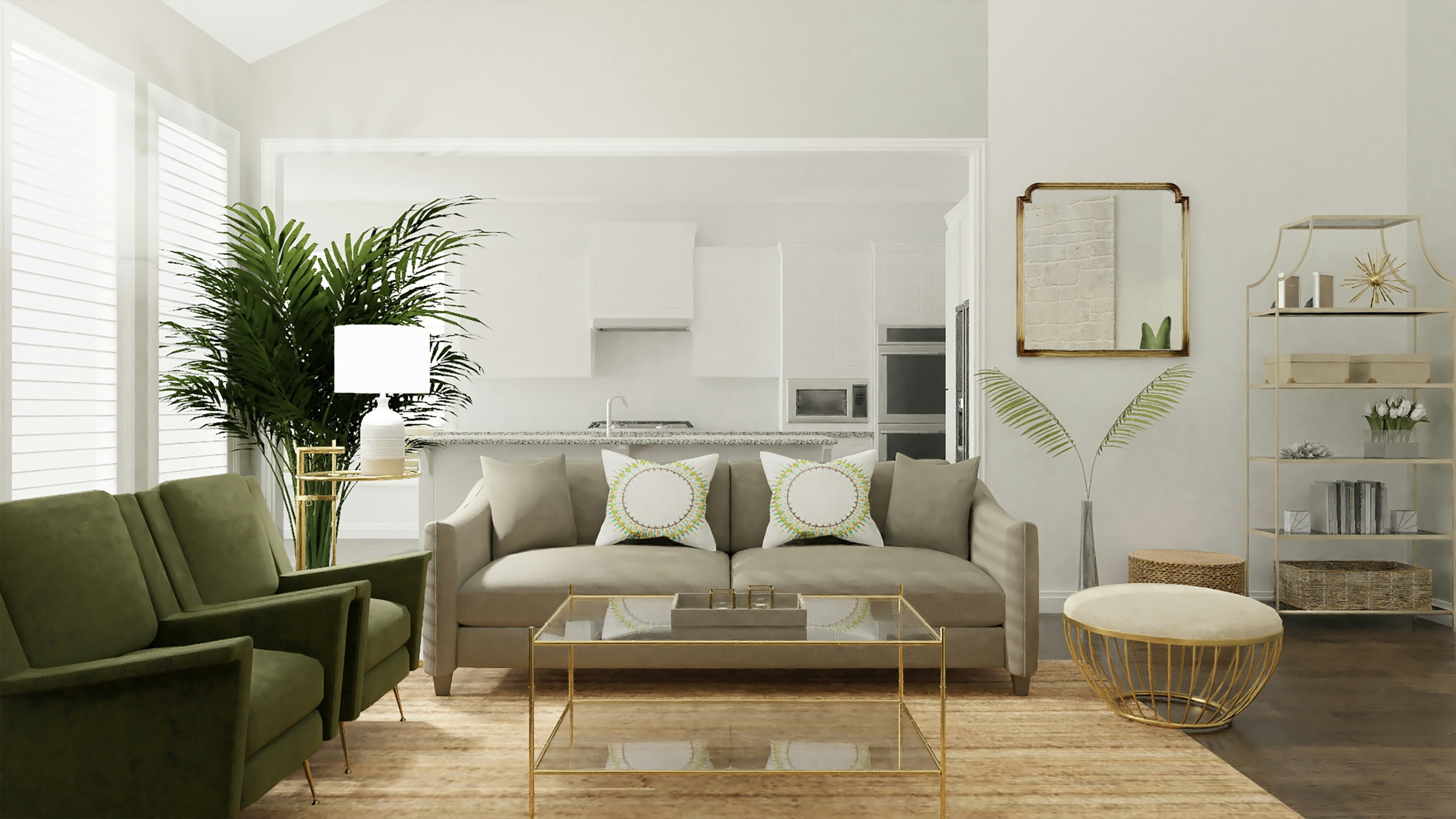 An interior image of a staged home in Oakville.